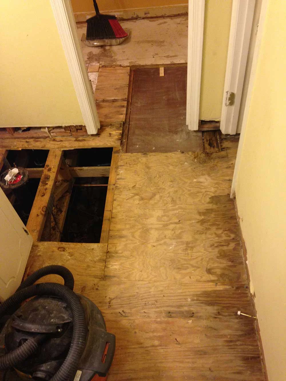 sewerbackupcleanupbefore