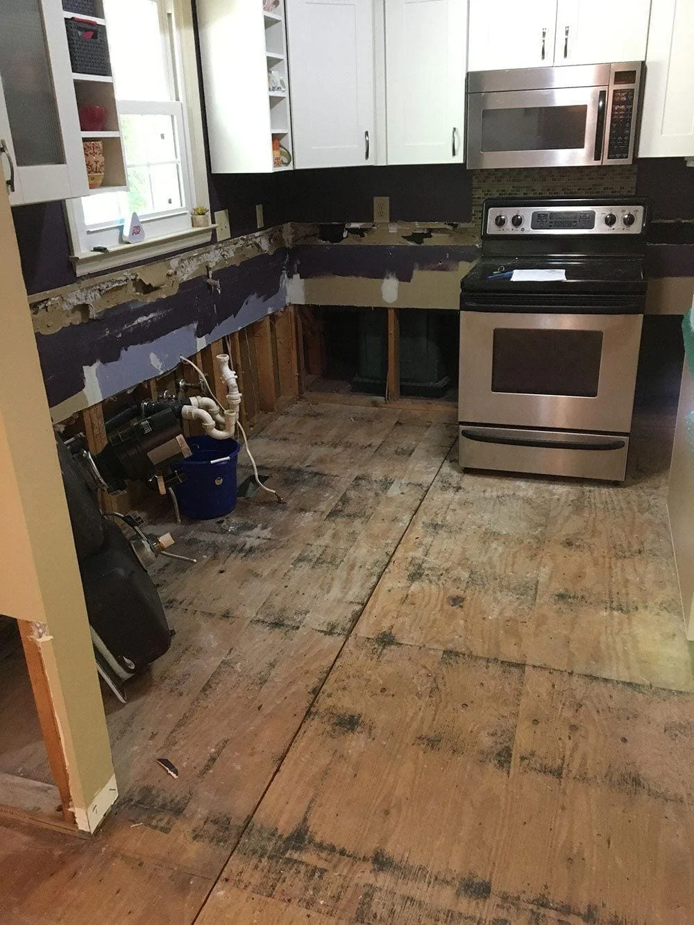 Water Supply Line Bust in Raleigh, NC 3 Before