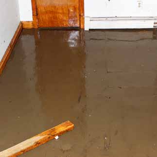 basement water damage cleanup in lillington, NC