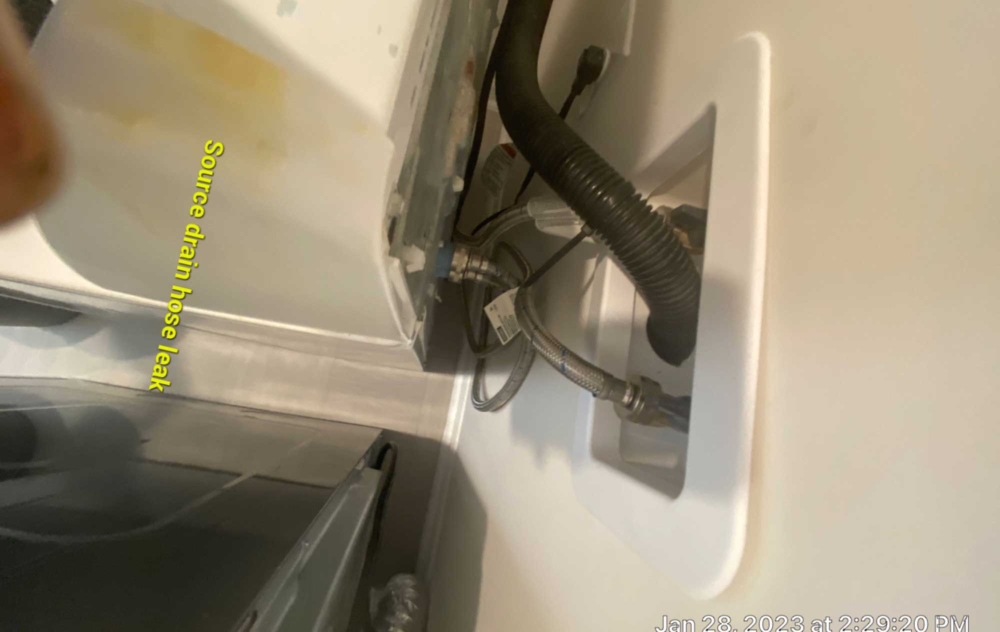 Washing Machine Leak in Zebulon NC 5