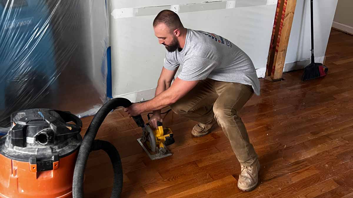 Hardwood Floor Water Damage Restoration
