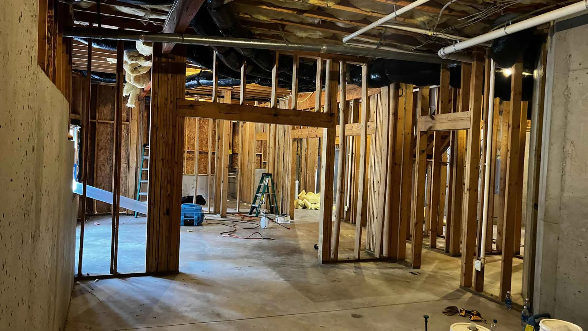 Basement Flood Cleanup in Cary